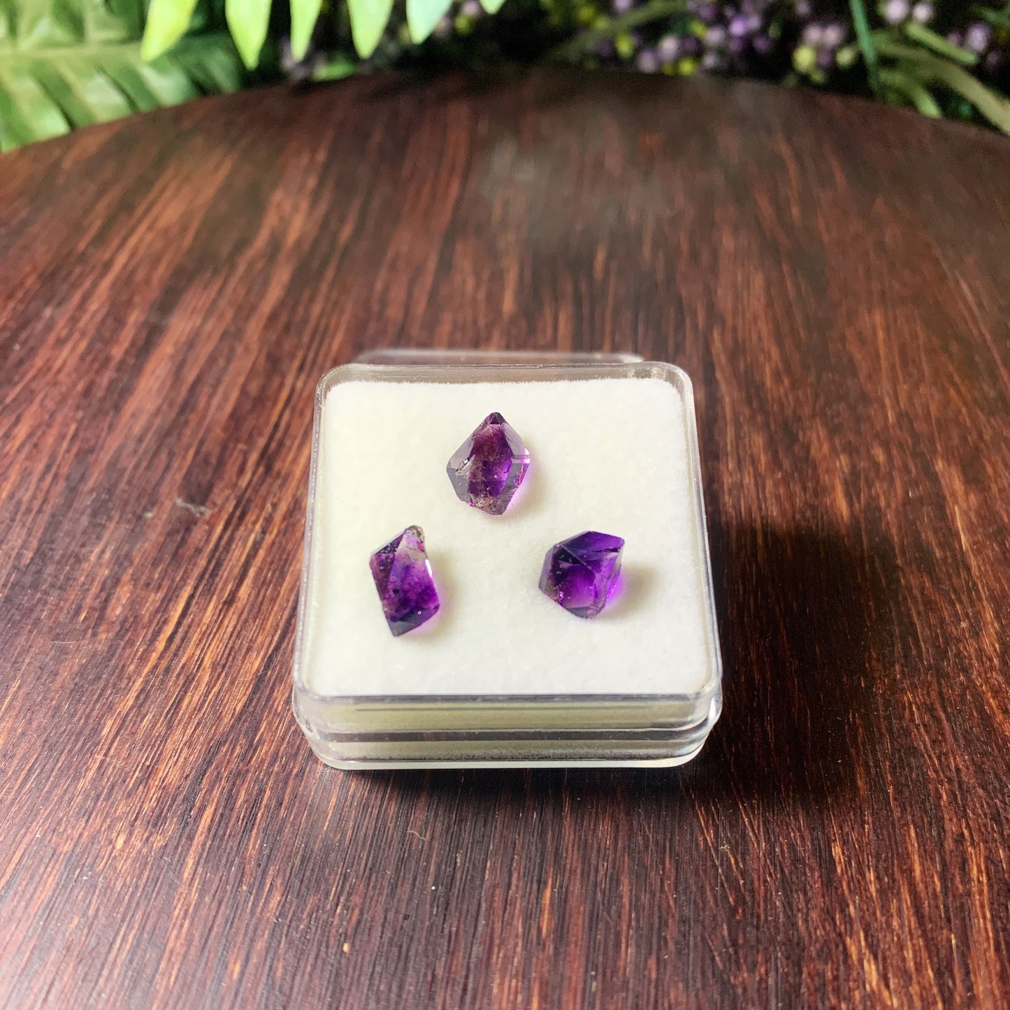 Tanzanian Amethyst Crystal Trio