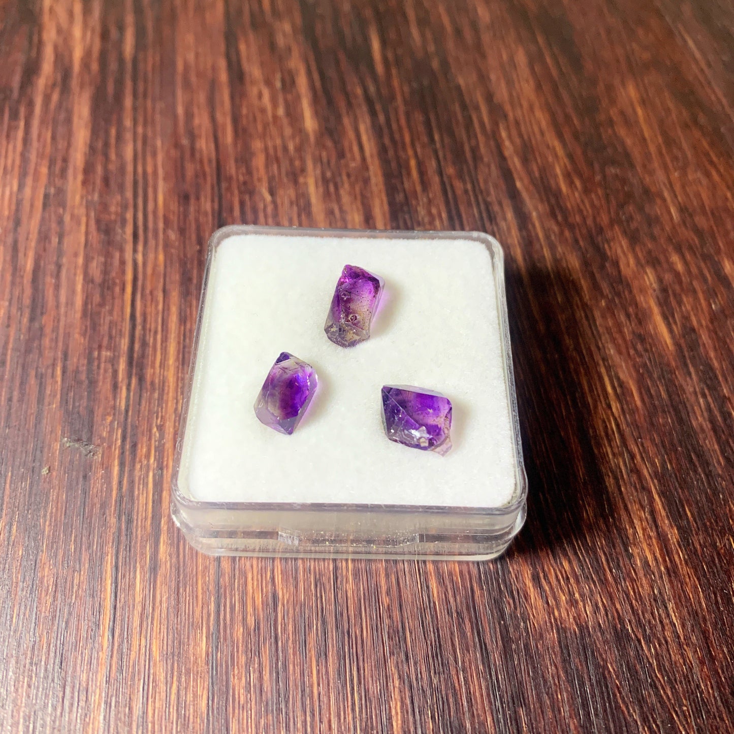 Tanzanian Amethyst Crystal Trio