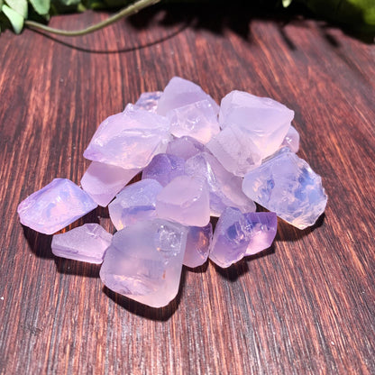 Lavender Quartz close up 