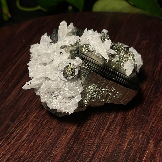 Pyrite Matrix with calcite