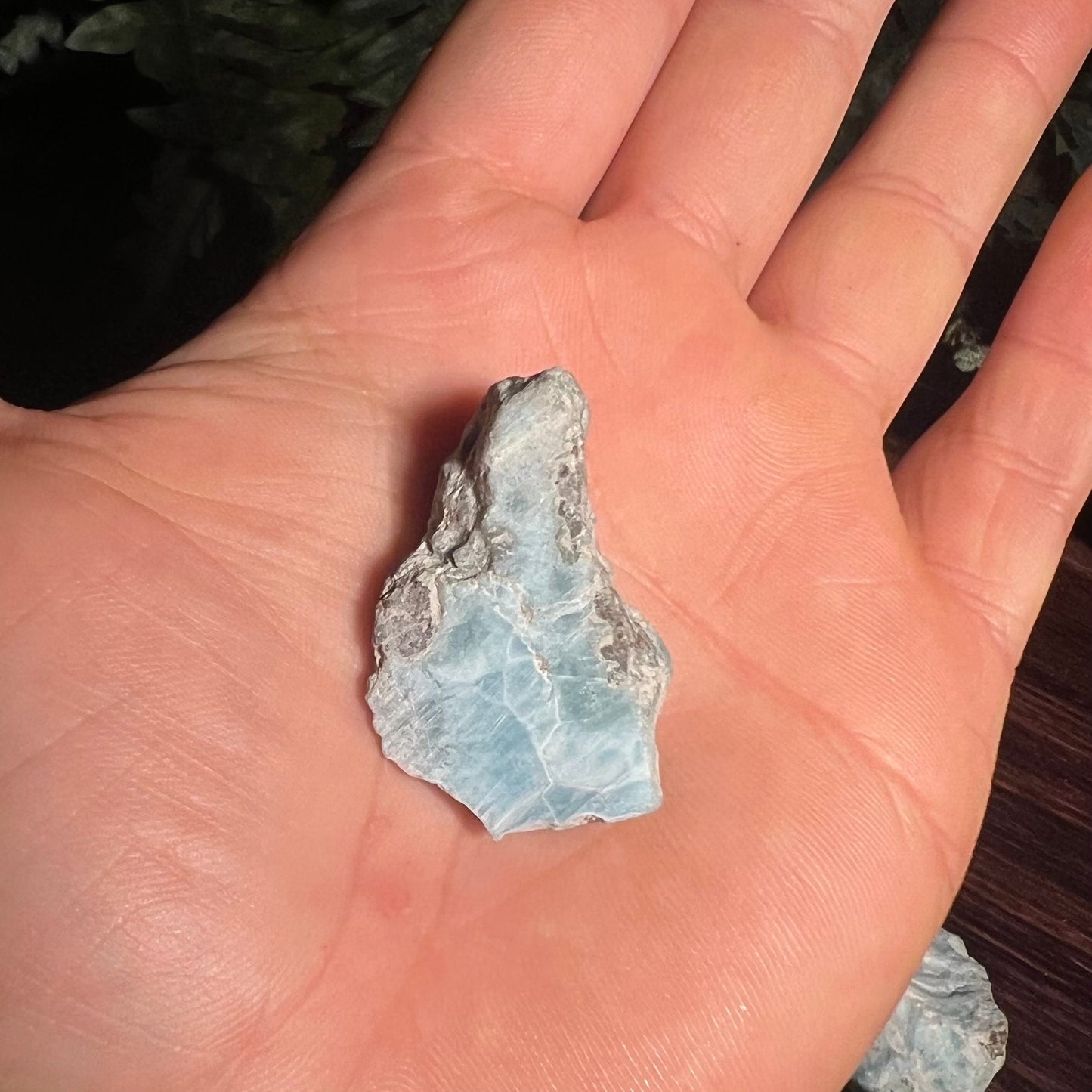 Raw Larimar