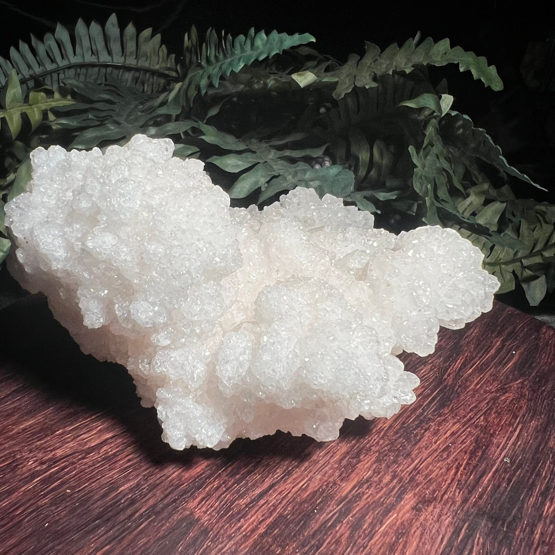 Aragonite Cluster crystal close up