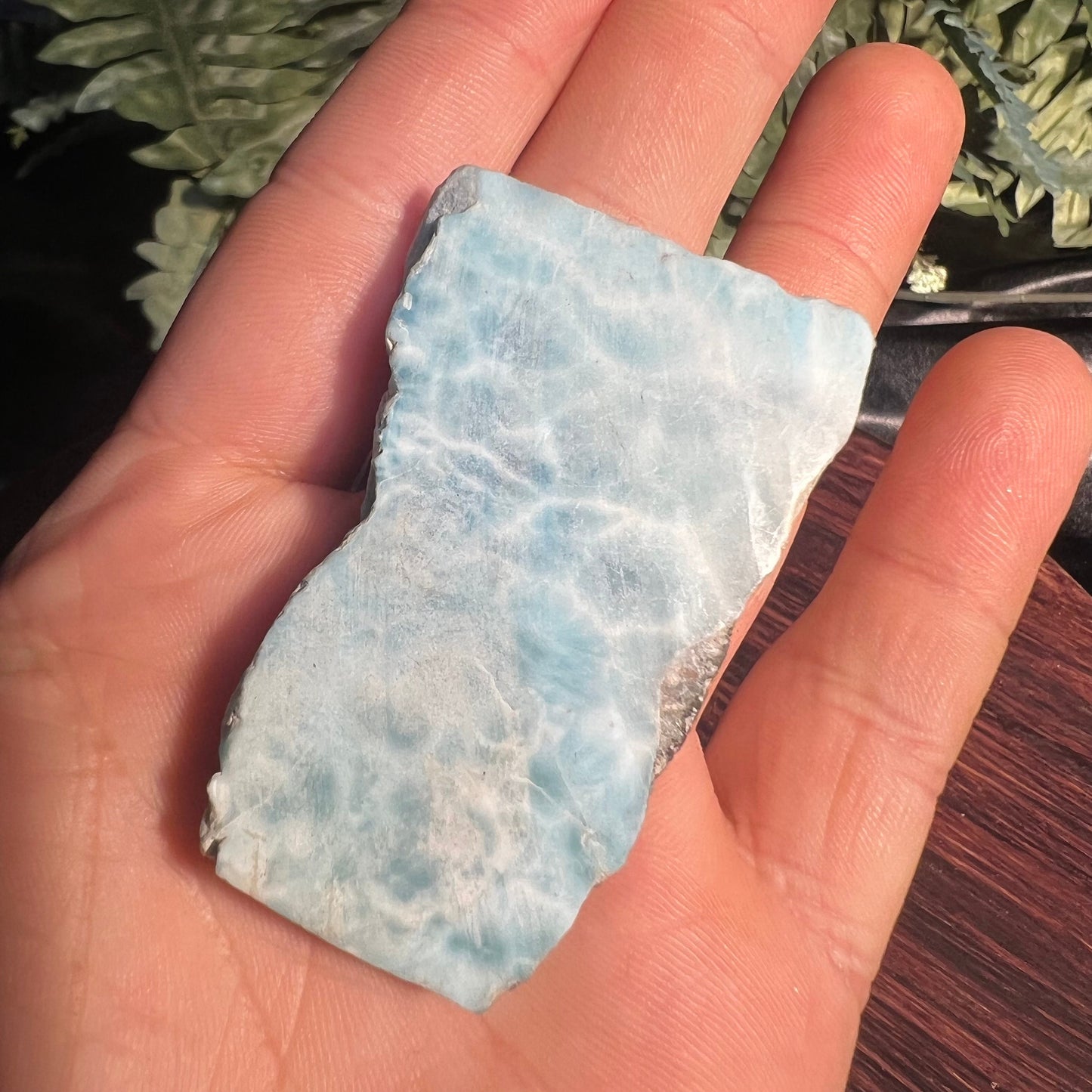 Larimar slab freeform